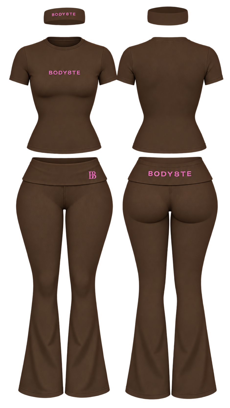 BODY8TE Flare 3-Piece Set