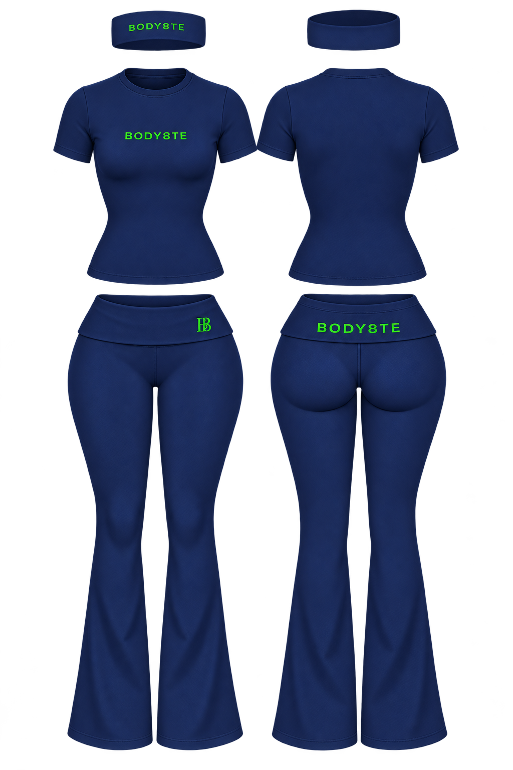 BODY8TE Flare 3-Piece Set